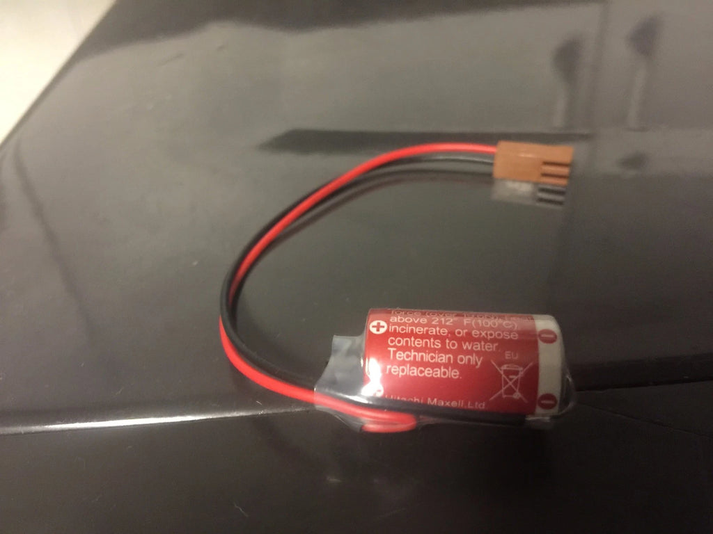 Brand New Maxell ER3 3.6V 1100MAH Li-ion PLC Battery with Plug, JAE Connector