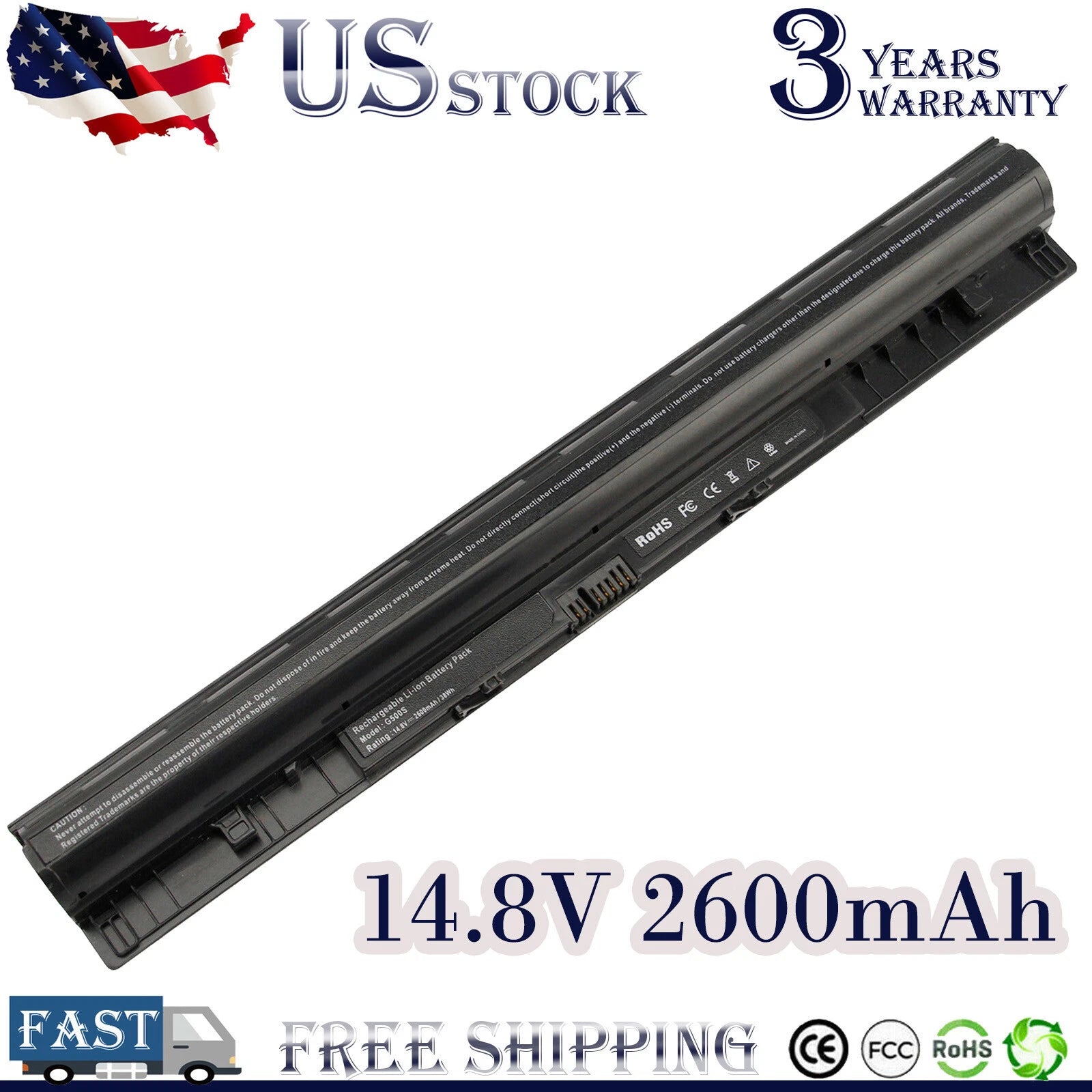 L12S4E01 Battery For Lenovo G400s G500s G50-45 G50-70 G50-80 G70-80 80L0 Laptop