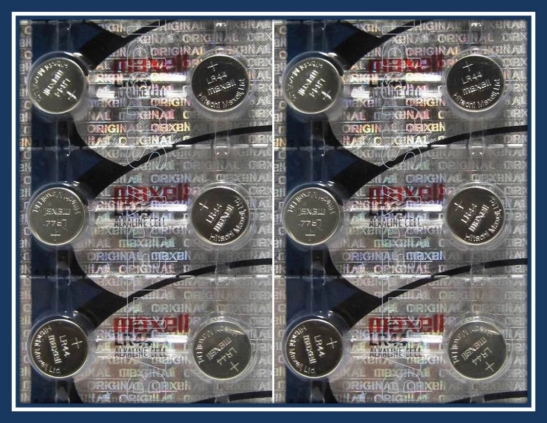 Maxell Brand Name LR44 Batteries 12 Pcs