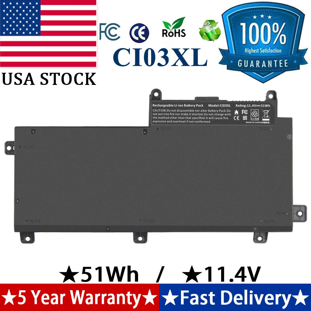 CI03XL Battery For HP ProBook 640 645 650 655 G2 G3 HSTNN-I66C