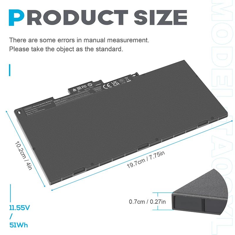 TA03XL TAO3XL Battery for HP EliteBook 755 G4 840 G4 848 G4 TA03051XL-PL +TOOLS