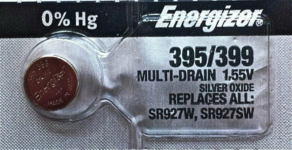 395 Energizer watch battery SR927W 395/399 SR927SW 1 PC
