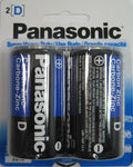 12 Panasonic D Size Super Heavy Duty Batteries