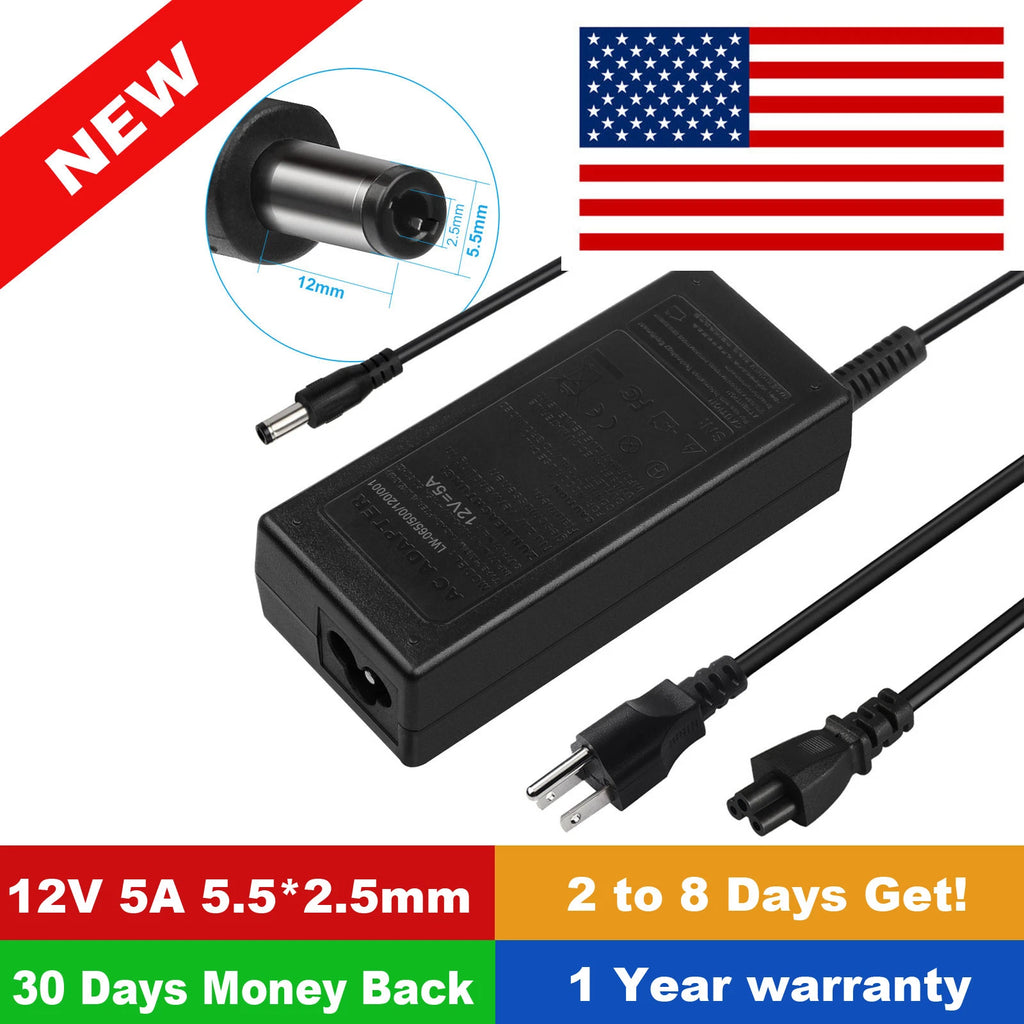 12V 5A AC Adapter Charger For HP 2311X 2311F 2311CM LED LCD Monitor Power ED