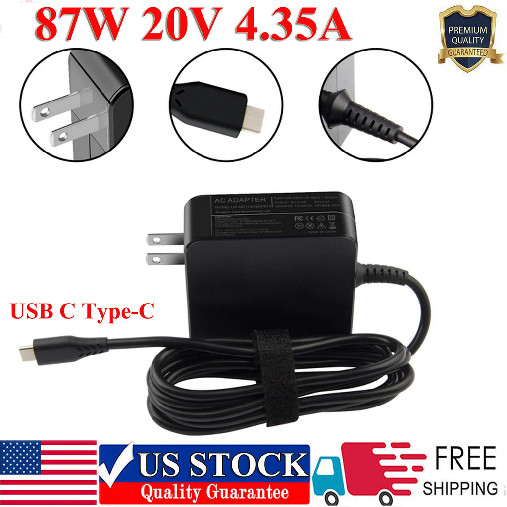 87W USB-C Charger for MacBook Pro 13 14 15 16 & Air M1 M2 Fast Adapter Cable