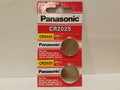 2 x Fresh PANASONIC CR 2025 CR2025 CR2025 LITHIUM COIN CELL Battery Exp 2030