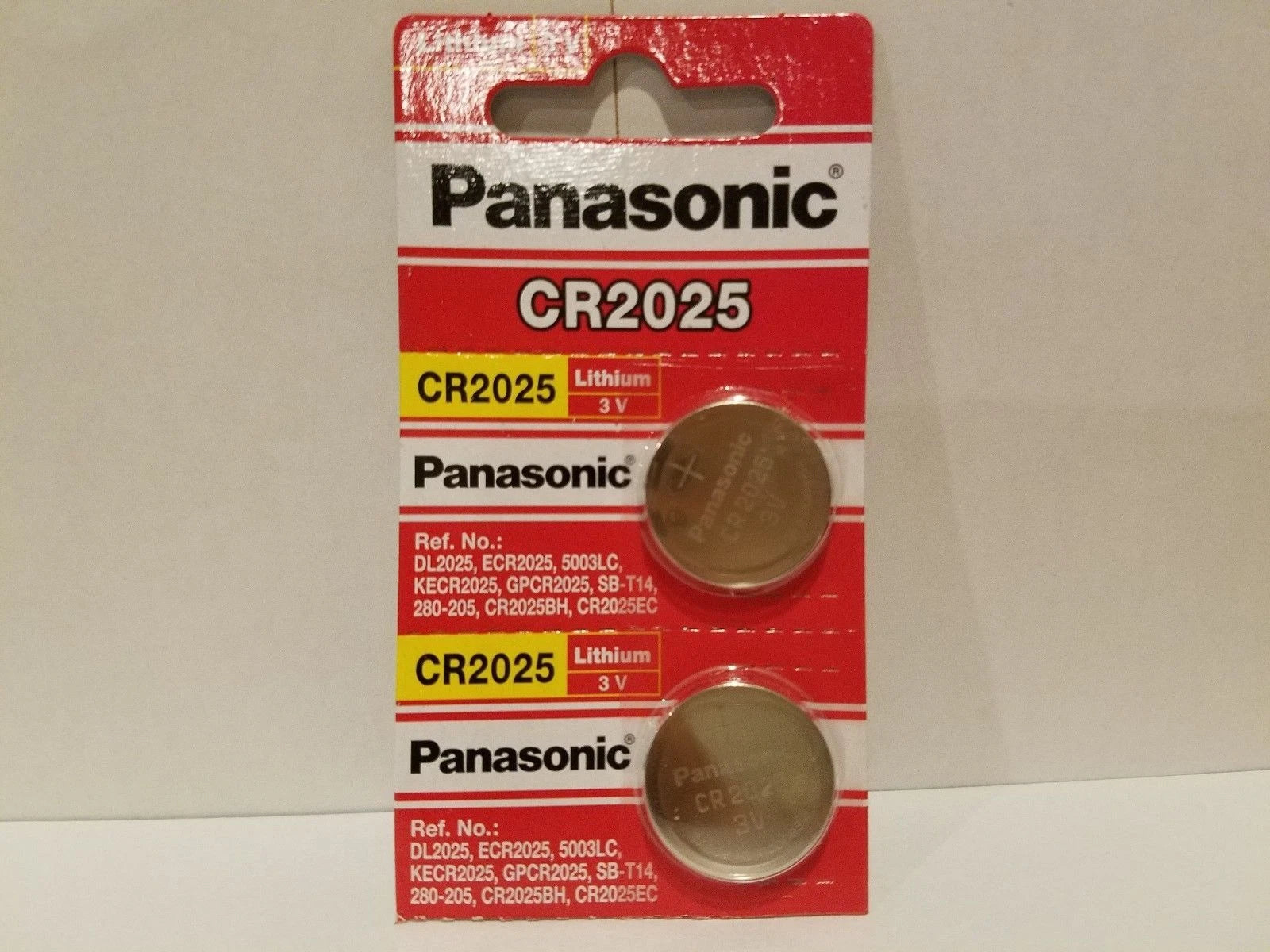 2 x Fresh PANASONIC CR 2025 CR2025 CR2025 LITHIUM COIN CELL Battery Exp 2030