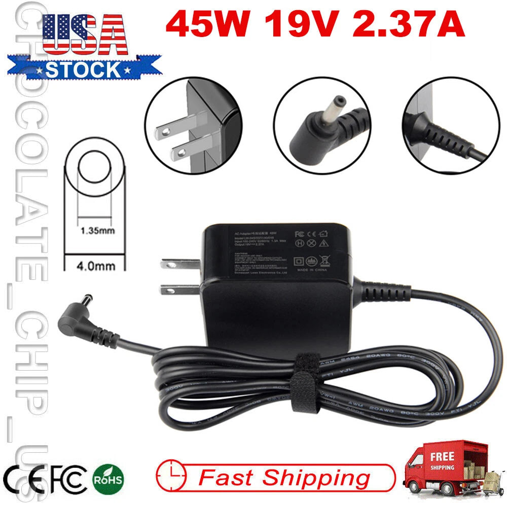 45W AC Charger For Asus Vivobook Flip 15 TP510U TP510UA TP510UQ TP510 Laptop