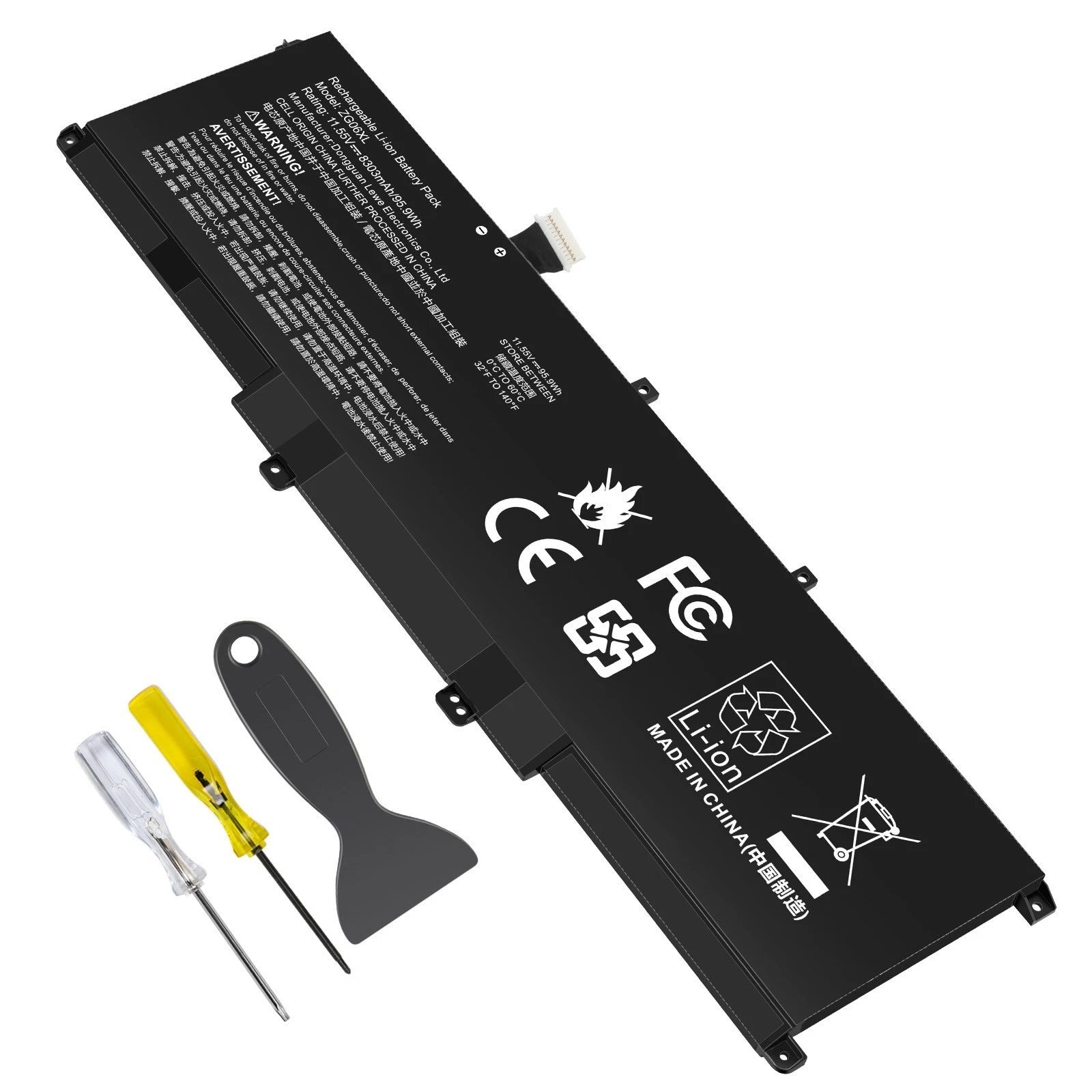 ??95.9Wh Battery ZG06XL For HP EliteBook 1050 G1 ZBook Studio X360 G5 HSTNN-IB8H
