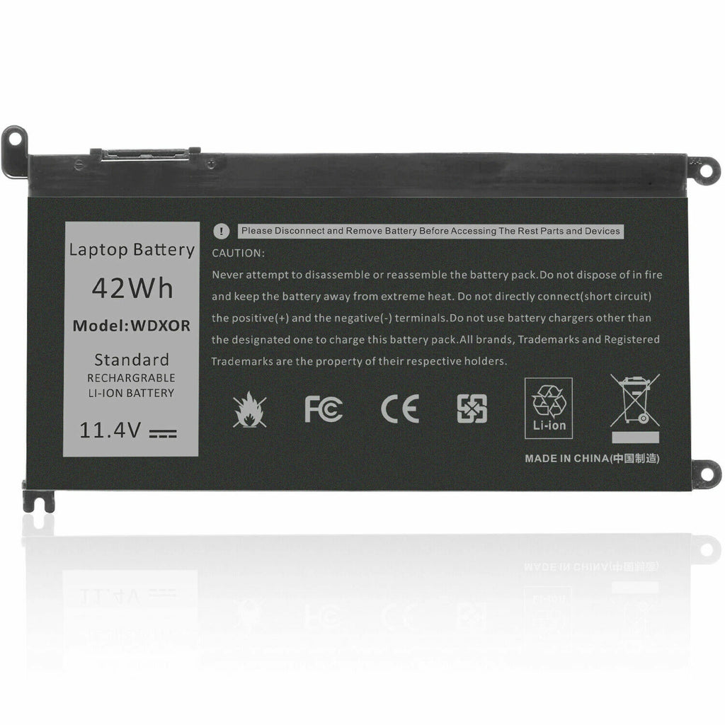 42Wh Battery For Dell Inspiron 13 5000 series 13 5368 5378 5379 WDXOR WDX0R