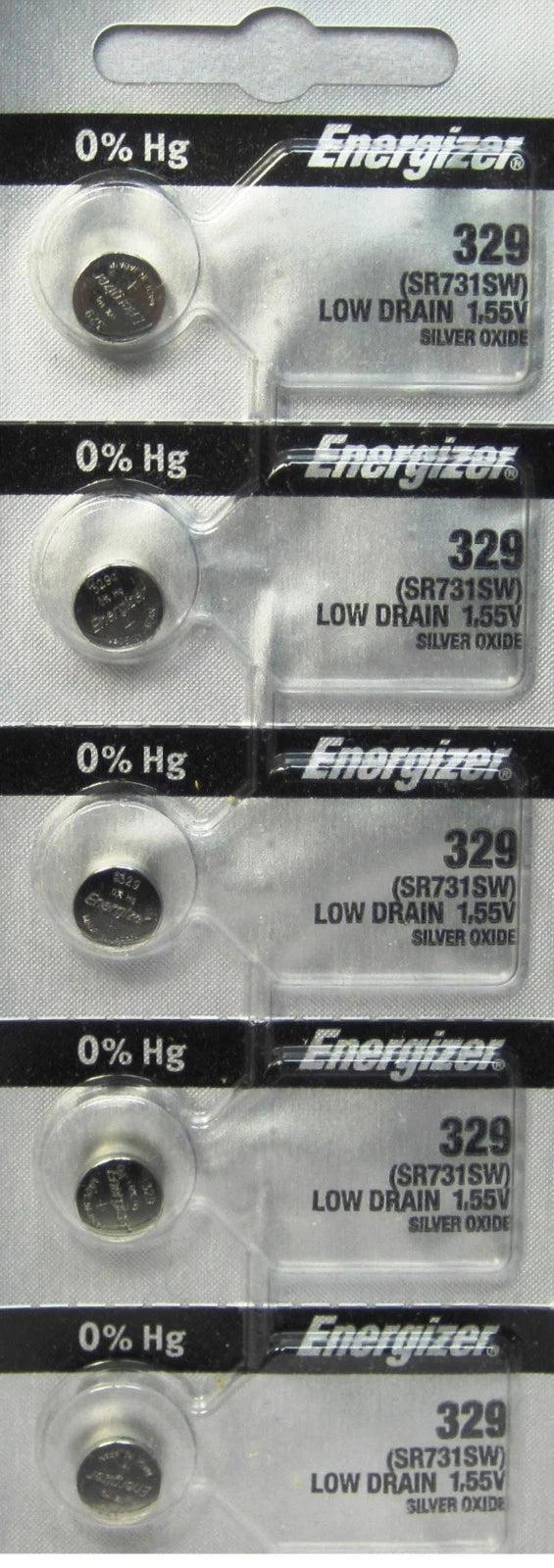 25 Pcs 329 Energizer Watch Batteries SR731 SR731SW