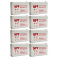 8PC NPP NP6-7Ah 6V 7Ah AGM VRLA General Series Battery
