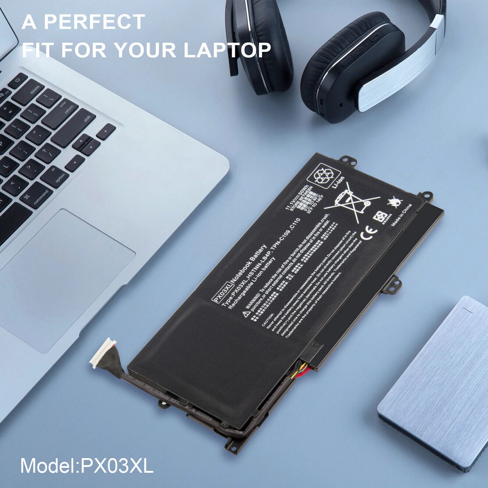 PX03XL Battery For HP Envy 14-K Touchsmart M6 M6-k Sleekbook K010DX 715050-001