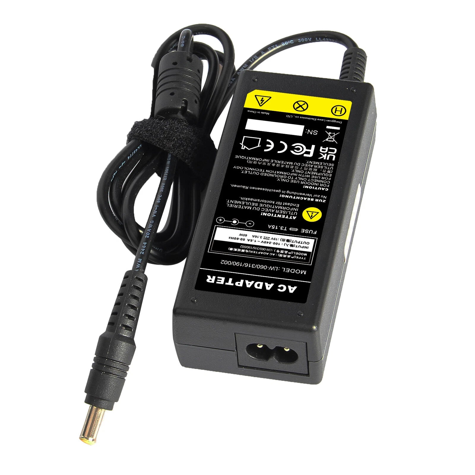 19V 3.16A 60W AC Power Laptop Charger Adapter For Samsung CPA09-004A AD-6019R US