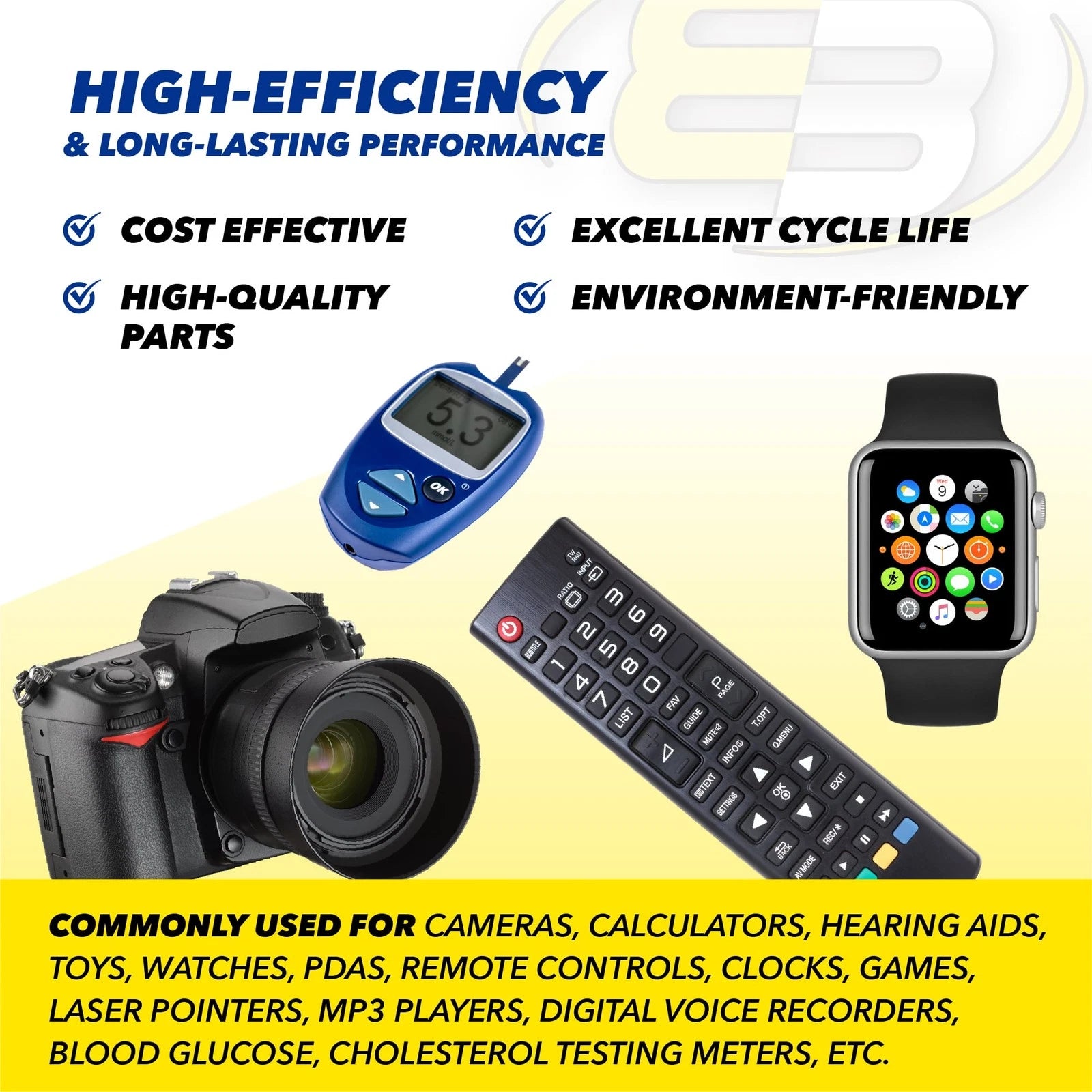 10pk SR43 Silver Oxide 1.55V Watch Battery Compatible With RW84 280-41 386BP