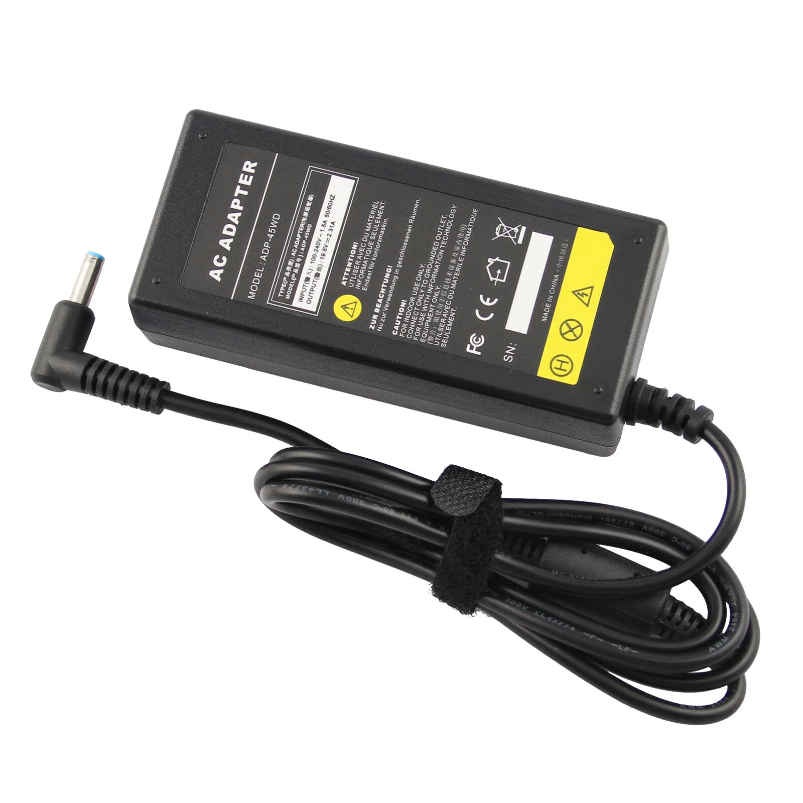 45W 19.5V 2.31A AC Adapter Charger For HP 15-r132wm Laptop Power Supply + Cable