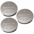 3 BULK PANASONIC BR3032 3V Lithium BatteriesReplaces DL3032 CR3032- USA Seller