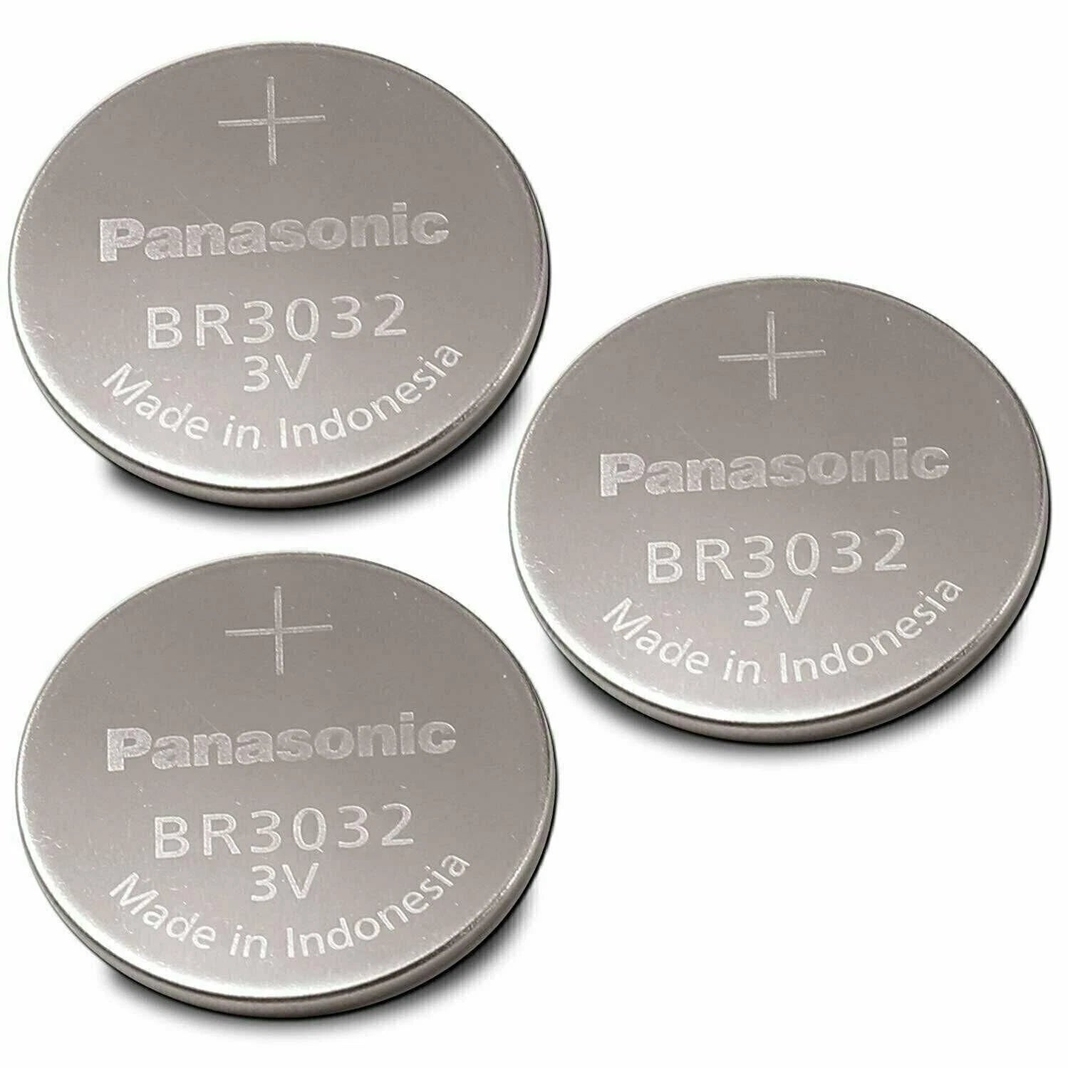 3 BULK PANASONIC BR3032 3V Lithium BatteriesReplaces DL3032 CR3032- USA Seller