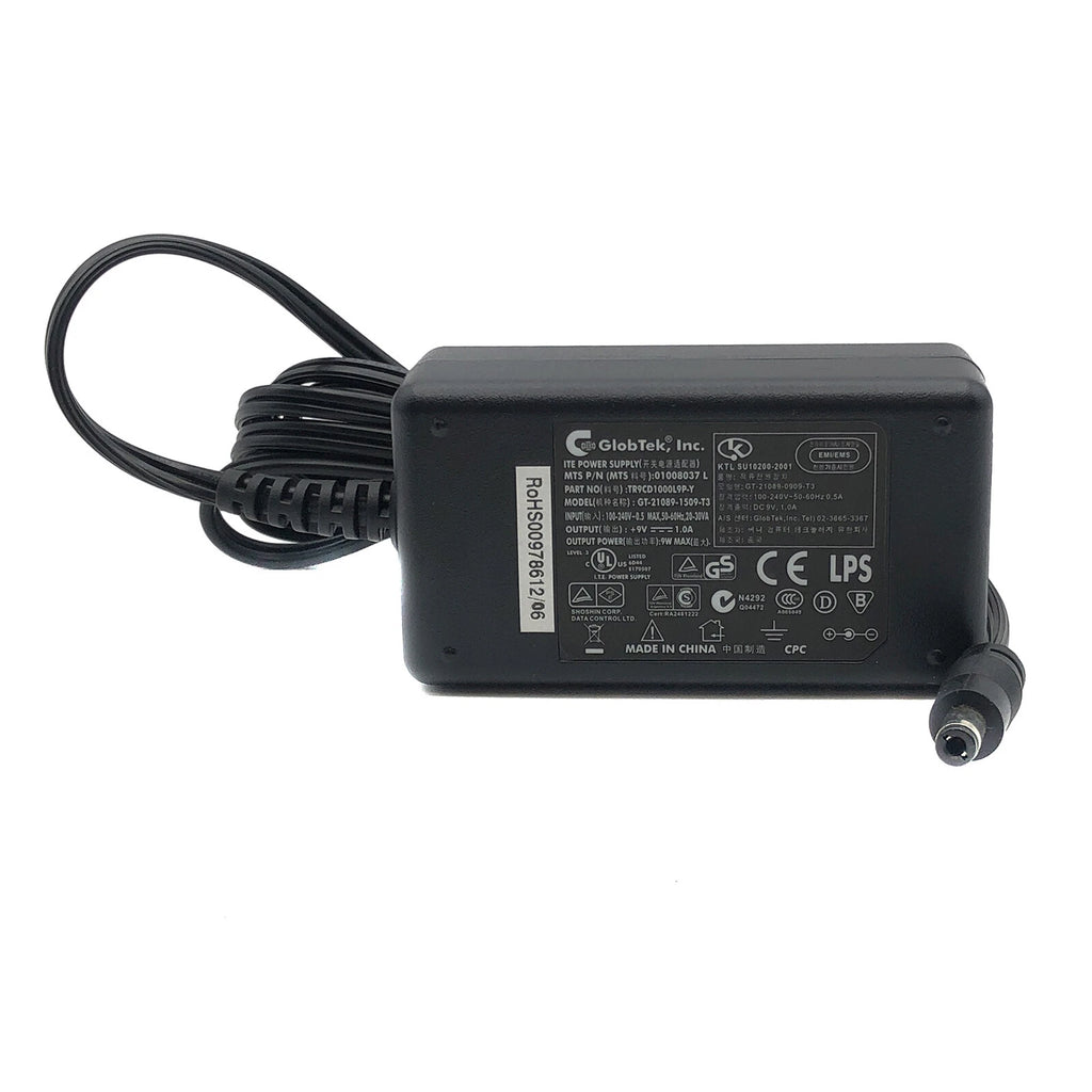 NEW Genuine GlobTek GT-21089-1509-T3 AC Adapter 9V 1.0A Power Supply