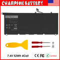 56WH 90V7W Battery For Dell XPS 13 9350 XPS 13 9343 series JD25G 0DRRP 9OV7W