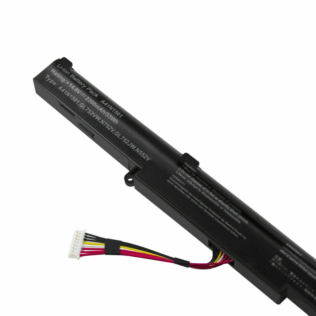A41N1501 Laptop Battery For Asus Rog N552V N552VW N752 N752V N752VW GL752 GL752V