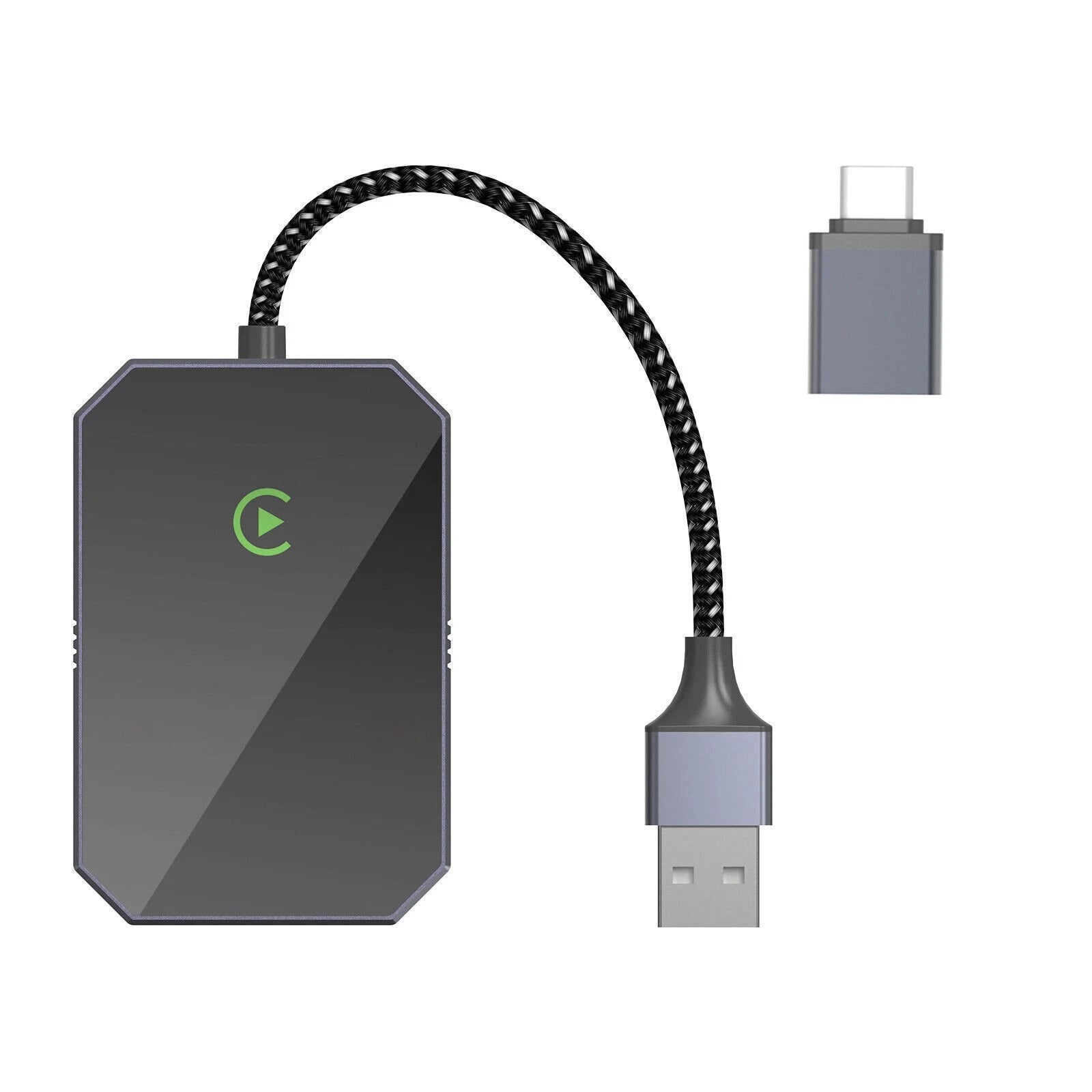 2 in 1 USB Wireless CarPlay & Android Auto Adapter Wireless Dongle Plug & Play