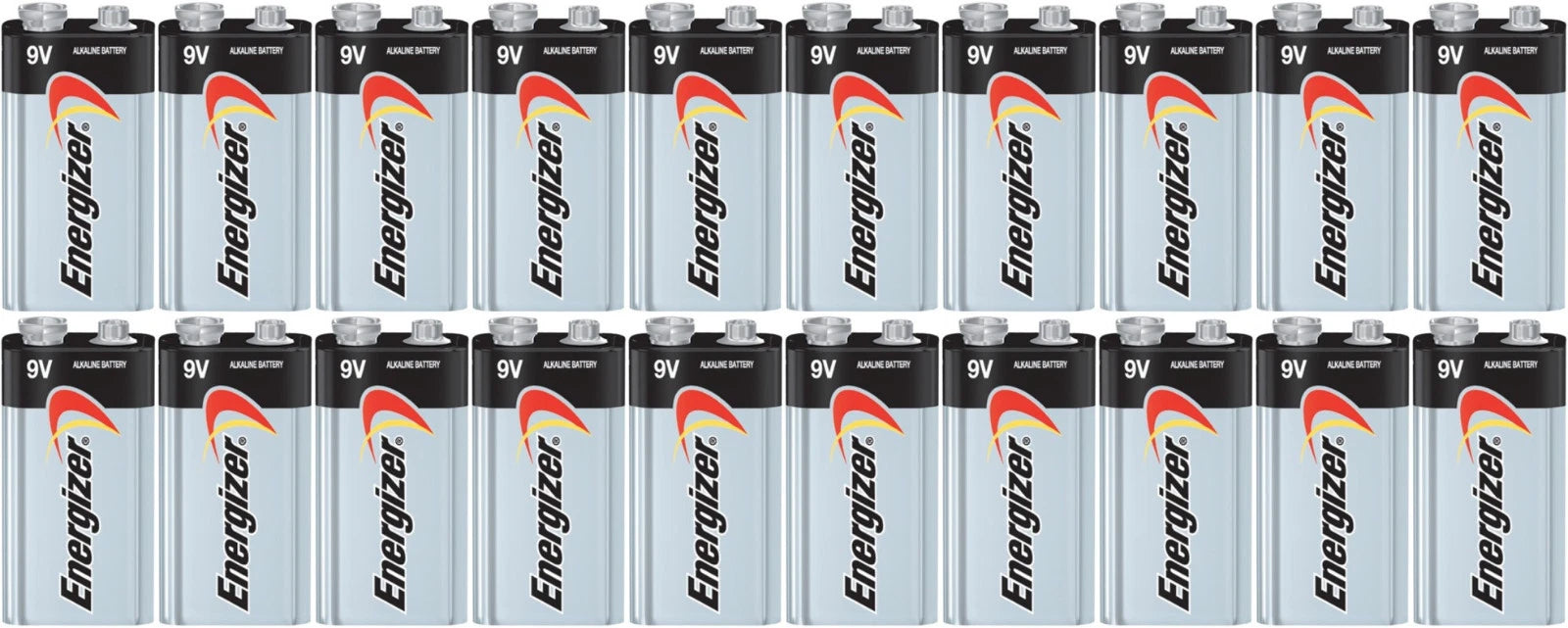 20 Energizer Max 9V 9 Volt Alkaline Battery Bulk Expires 2022