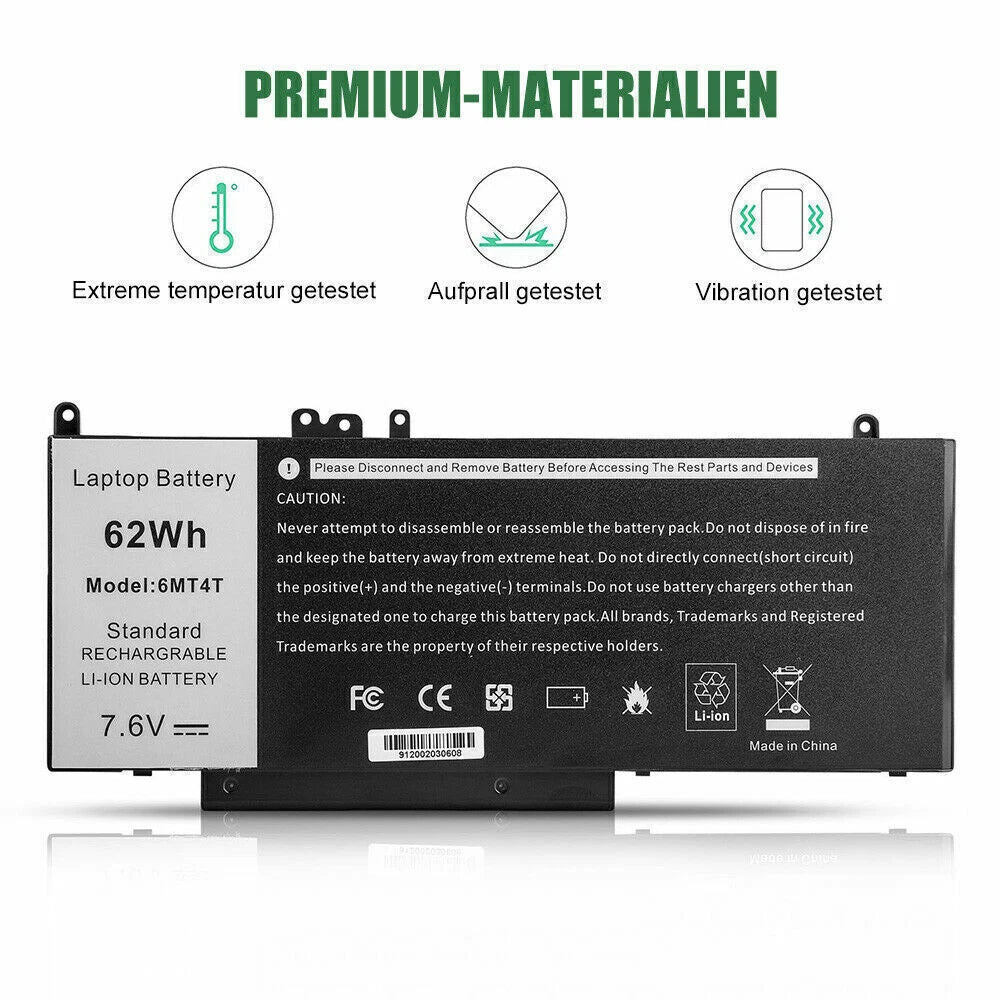 LOT 6MT4T Battery For Dell Latitude E5470 E5570 WTG3T 7V69Y TXF9M 79VR 15.6"