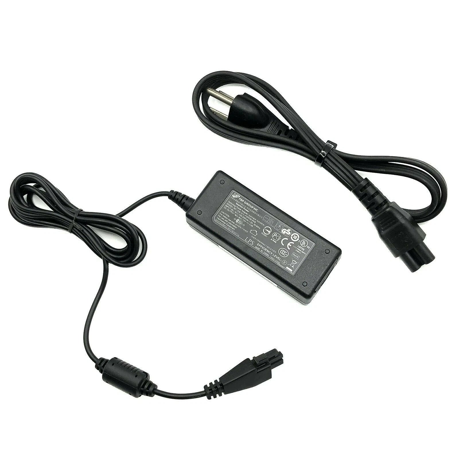NEW Genuine FSP Power Adapter 12V for Fortinet FWF-90D FWF-60E Router 2-Pin