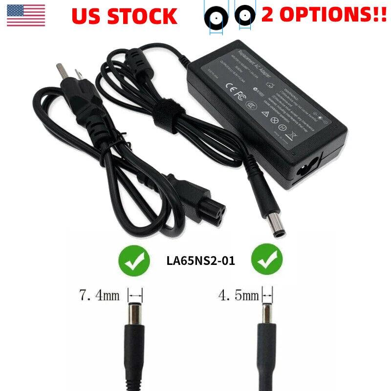New For Dell Laptop AC Adapter Charger 65 Watt 19.5V 3.34a LA65NS2-01 Charger