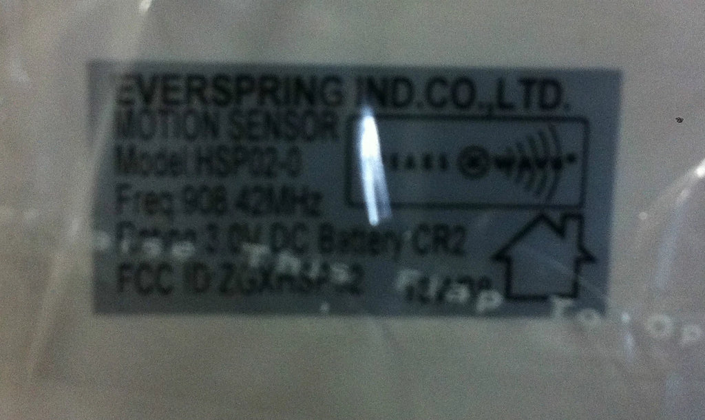 Brand New "2" Everspring HSP02 Z-wave Motion Detector ZWave PIR, Battery in