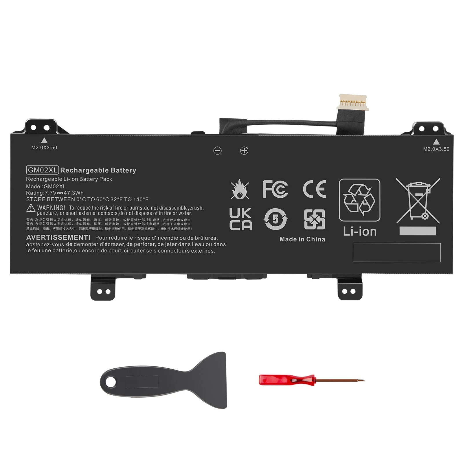 GM02XL Battery For HP Chromebook 14 G5 11 G7 HSTNN-DB7X 917679-241 917725-855