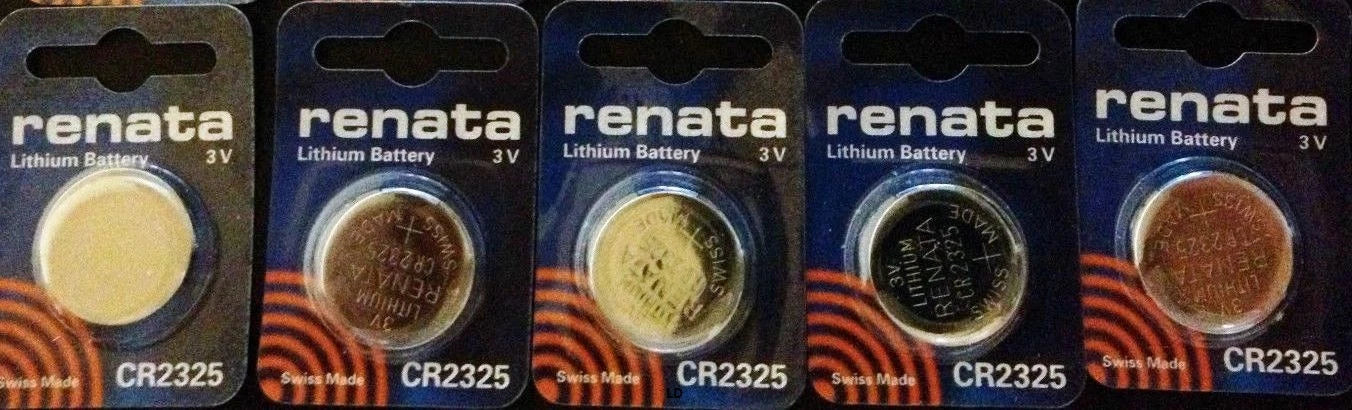 CR2325 RENATA WATCH BATTERIES 2325 (1 piece) New packaging Authorized Seller