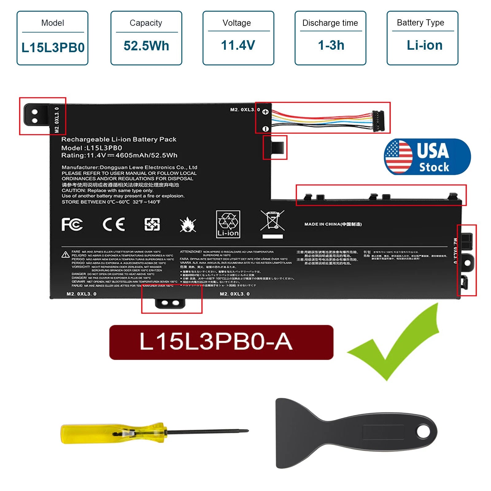 L15L3PB0 L15C3PB1 Battery for Lenovo Flex 5 1470 1570 Series IdeaPad 320S-14IKB?