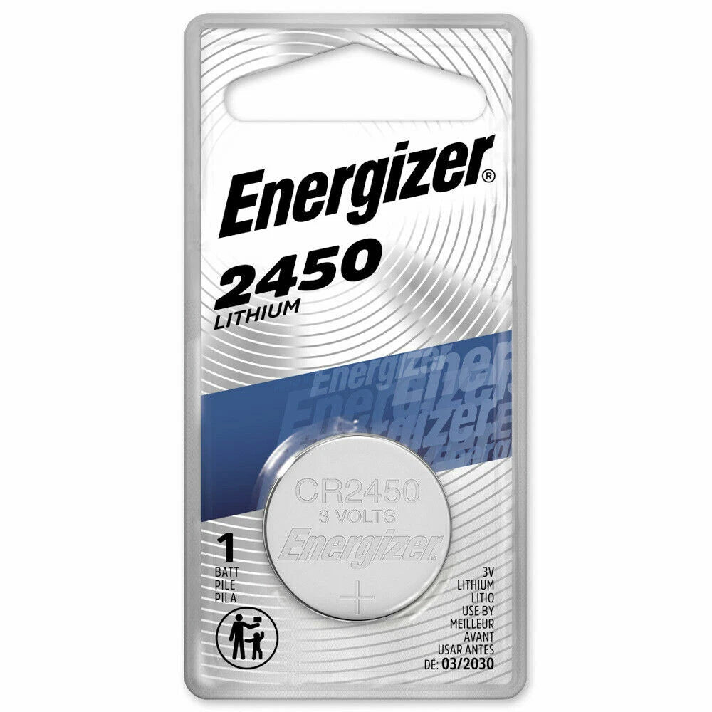 Energizer ECR2450 CR2450 BR2450 DL2450 Lithium 3V Battery NEW BUY 3 GET 2 FREE!!