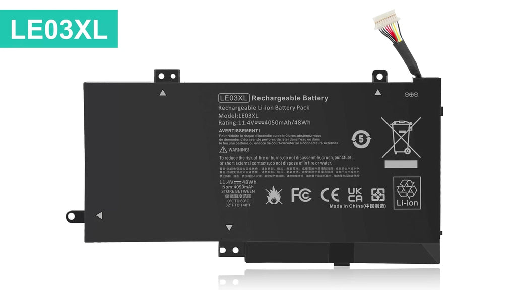 LE03XL Battery For HP Pavilion x360 15-bk000 13-s000 HSTNN-PB6M 796356-005 48Wh
