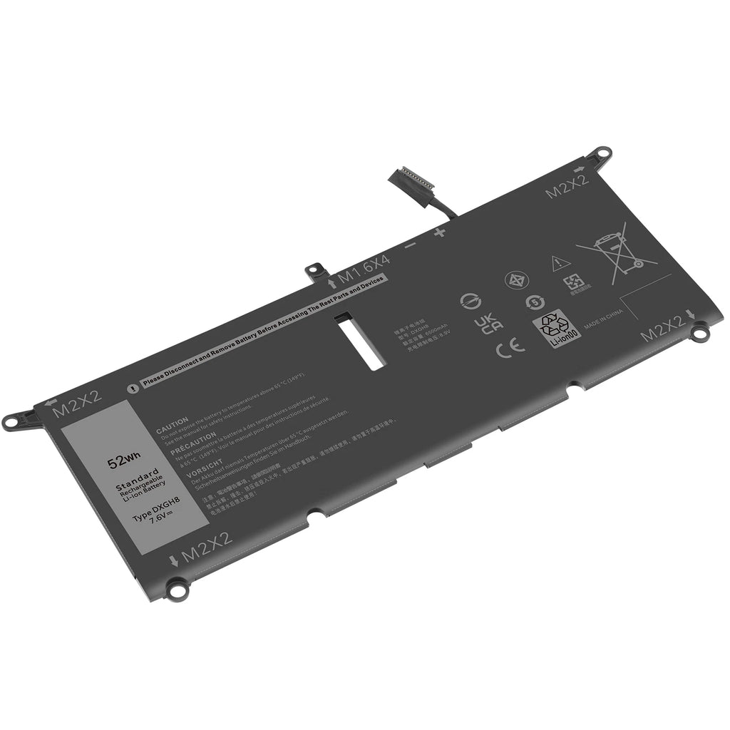 DXGH8 52Wh Battery for Dell XPS 13 9370 13 9380 Inspiron 5390 5391 7390 Series