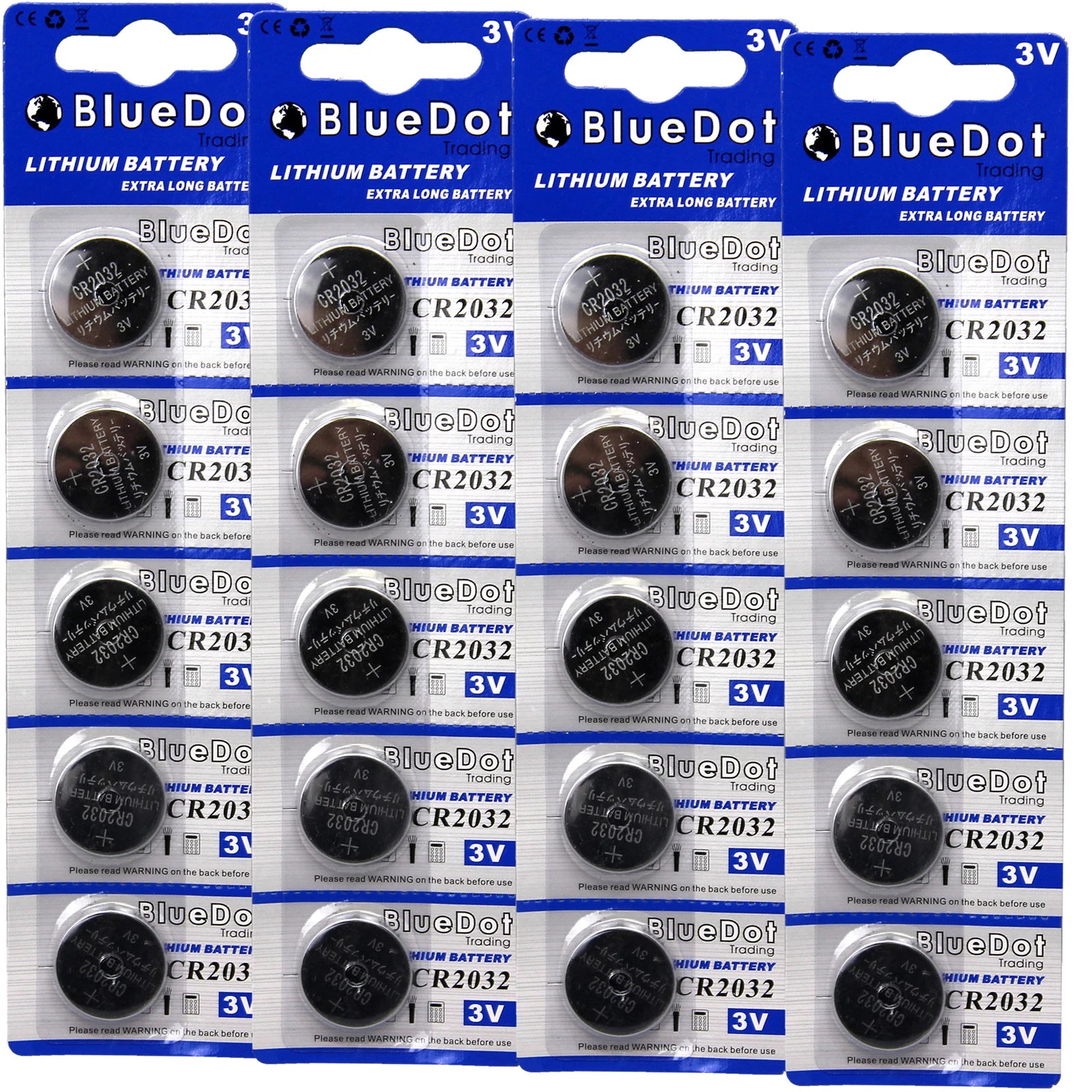 20 ECR2032 5004LC CR2032 DL2032 3 Volt Lithium Button Cell Battery USA US Ship