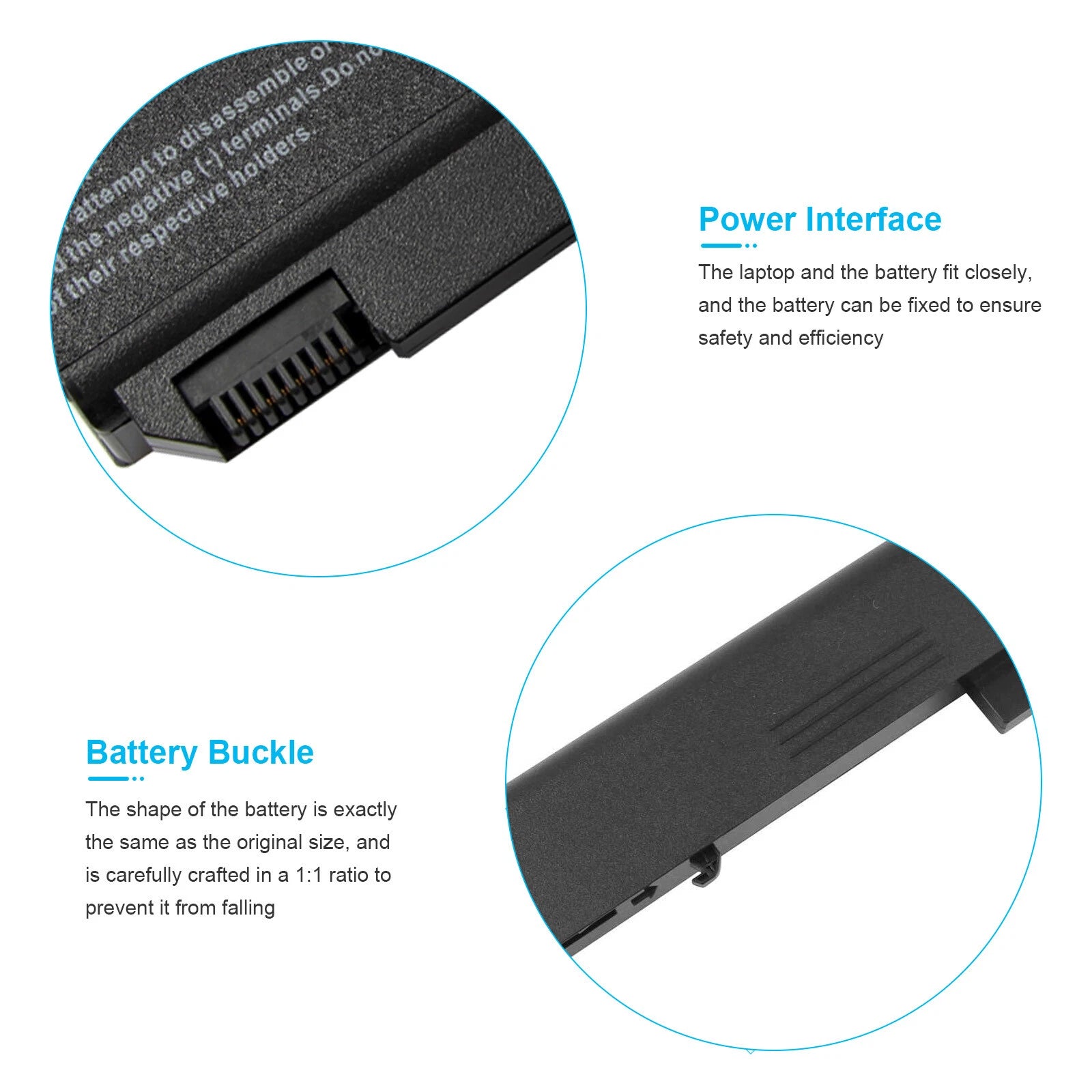 Laptop Battery for Hp ProBook 6545b EliteBook 8530w 8540p 8540w 30p 8730w 8740w