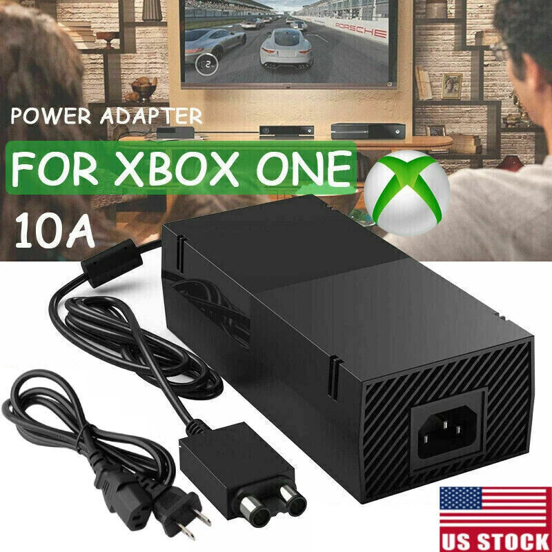 For Microsoft Xbox One Power Brick Console AC Adapter Brick Charger Cable & Cord