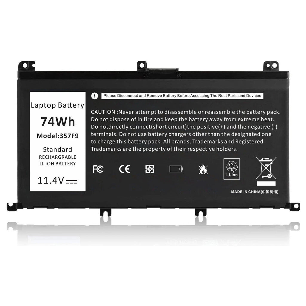 357F9 Battery for Dell Inspiron 15 5576 5577 7566 7567 7557 7559 71JF4 0GFJ6 74W