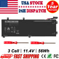 56WH 11.4V RRCGW Battery For Dell Precision 5510 5520 XPS 15 9550 M7R96
