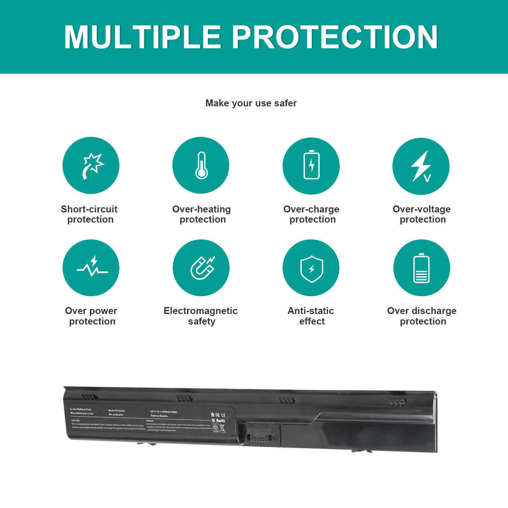 LOT 30x PR06 633805-001 Battery for HP Probook 4530s 4330s 4430s 4440S 4540S