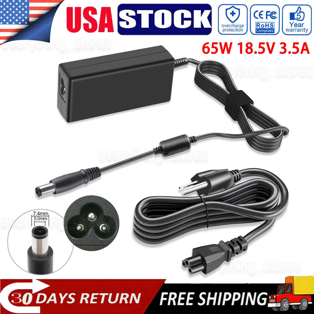 65W AC Power Supply Adapter Charger For HP L39752-003 L39752-001 L40094-001