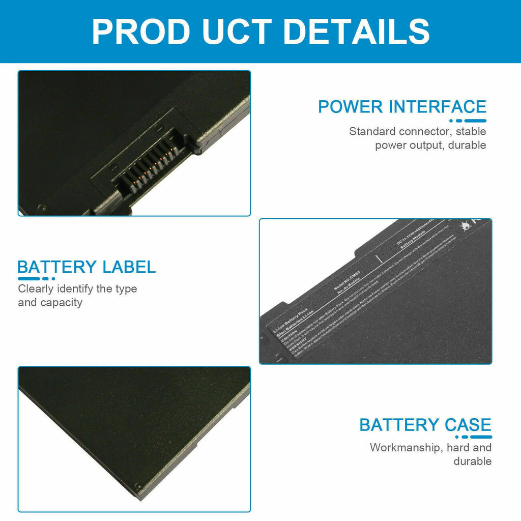 For HP EliteBook 840 845 850 740 G1 G2 Laptop Battery CM03XL 717376-001