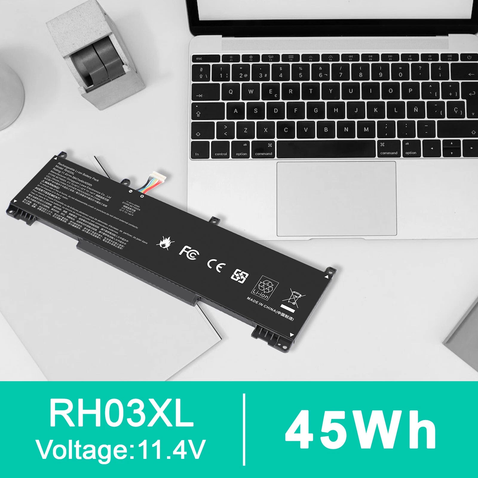 ?RH03XL Battery For HP ProBook 430 440 445 450 630 640 650 G8 HSTNN-OB1T Series?