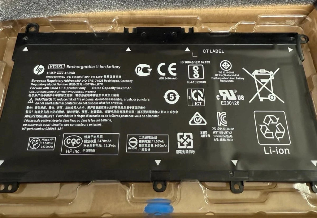 Genuine OEM HT03XL Battery for HP Pavilion L11421-2C2 L11119-855 15-CS 15-DA New