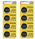 8 x New Toshiba CR2450 2450 3 Volt Lithium Coin Battery Fresh Stock Expire 2031