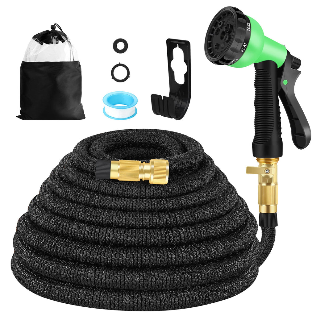 4X Stronger Deluxe Heavy Duty Expandable Flexible Garden Water Hose Pipe 100FT