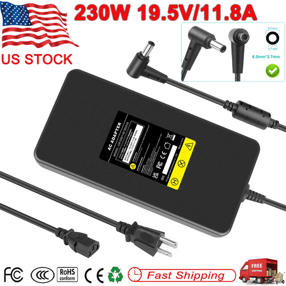 230W Laptop Charger ADP-230GB B for ASUS ROG Strix G731GU ROG Zephyrus M GU532GU